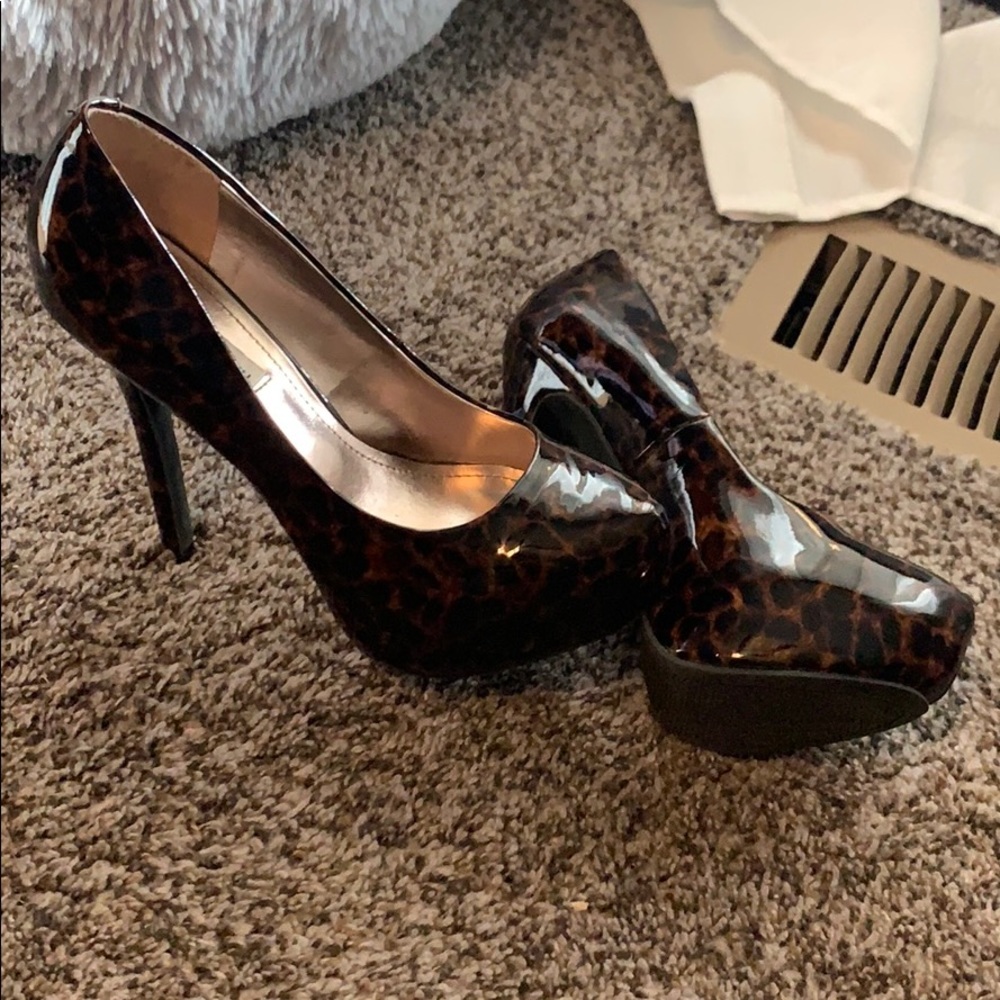 Steve Madden Cheetah Platform Heels
